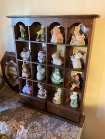 Vintage wooden shelf