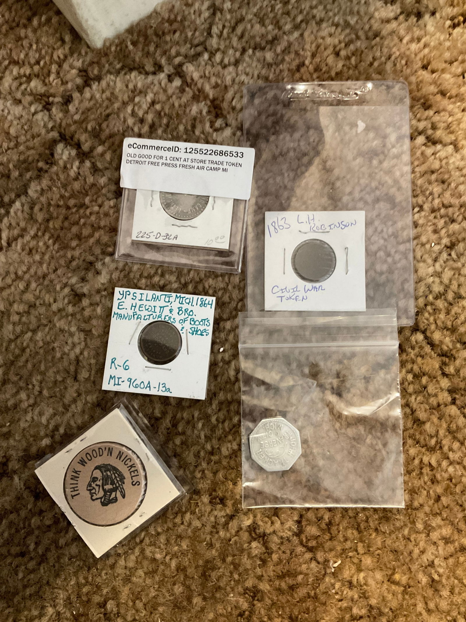 cilvl war and ither vintage tokens (1 of 1)