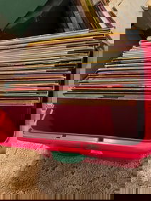 full tube full of records
