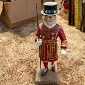 scotch whiskey wooden staute