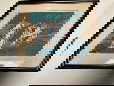 signed print by Worst 26x22