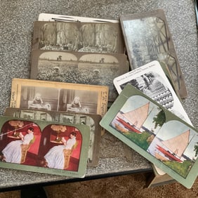 steroscopic view cards lot of 25