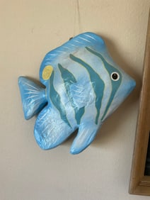 papermache fish artwork