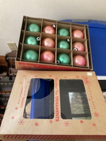vintage cobey christmas balls