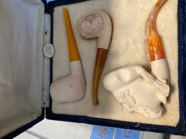 Meerschaum Complete Pipe Set in the Case