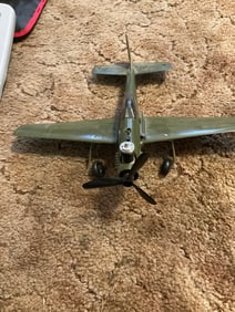vintage coxx airplane with engine