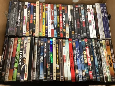 Various DVDs (Eragon, The Air I Breathe, La Cosa, and more)