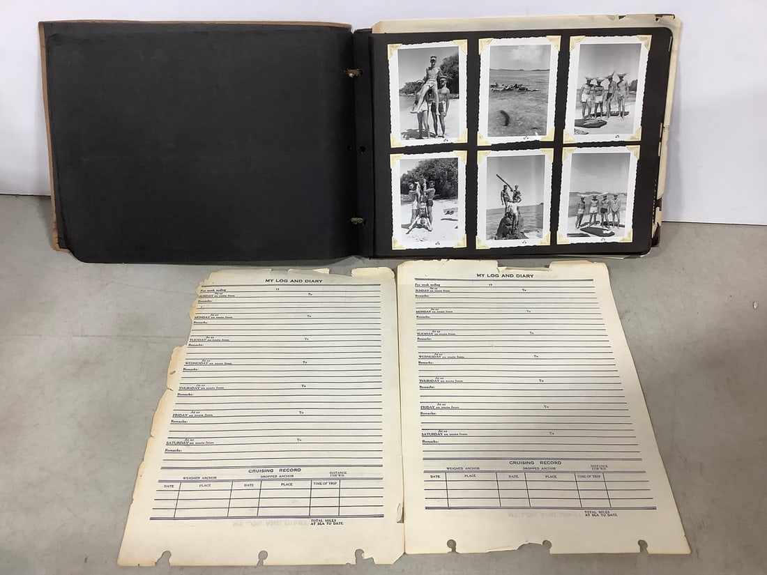 Vintage US Marine Corps Service Photo Album and 1950s Black and White Photographs: Vintage US Marine Corps Service Photo Album and 1950s Black and White Photographs