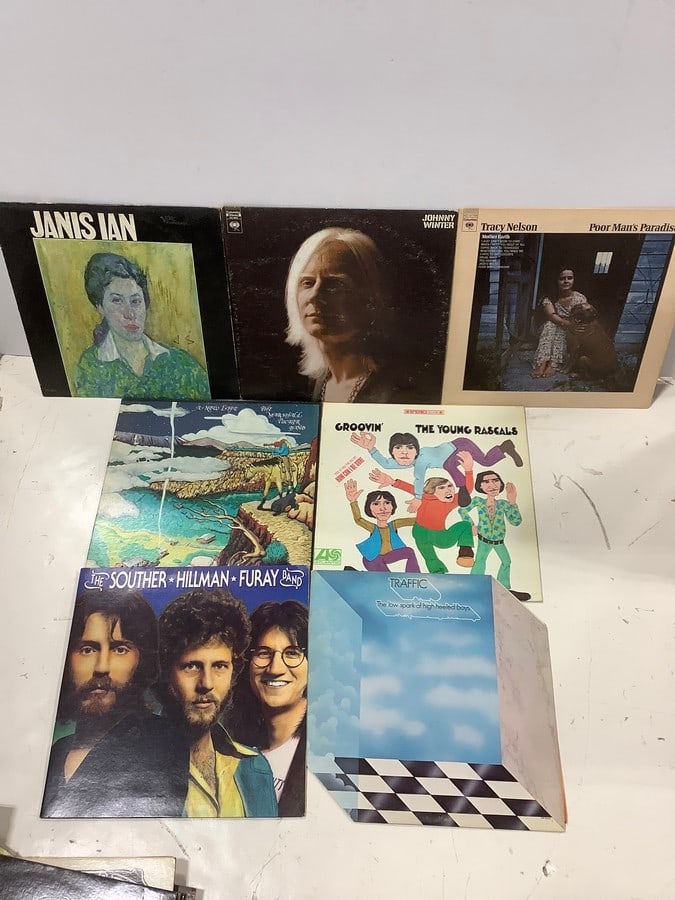 Vintage LP Record Lot (Johnny Winter, Marshall Tucker, Traffic, and more) (1 of 1)