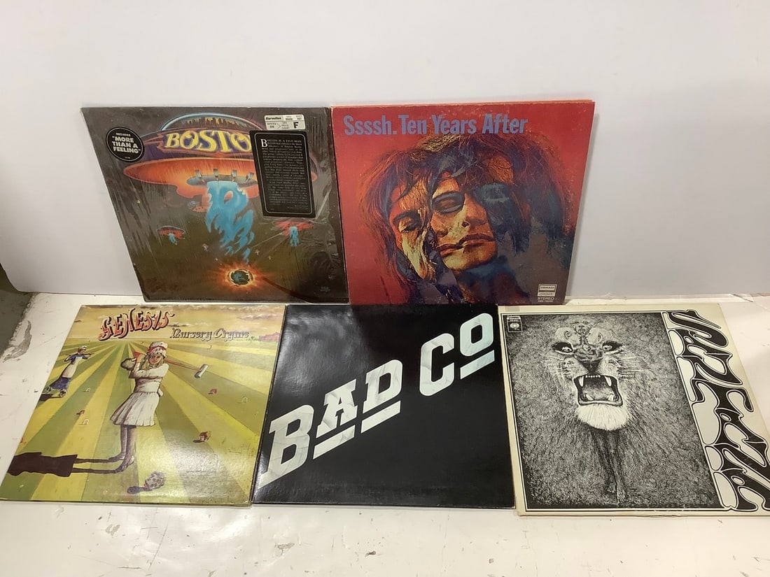 Vintage LP Record Lot (Santana, Bad Co, Boston, and more) (1 of 1)
