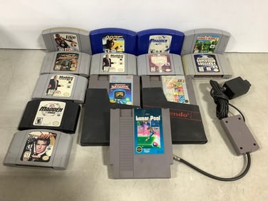 Various Nintendo games and more(Lunar Pool, Strike Zone, Army Men Sarge's Heroes, etc.)