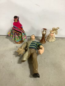 G.I. Joe doll, trinkets, and more