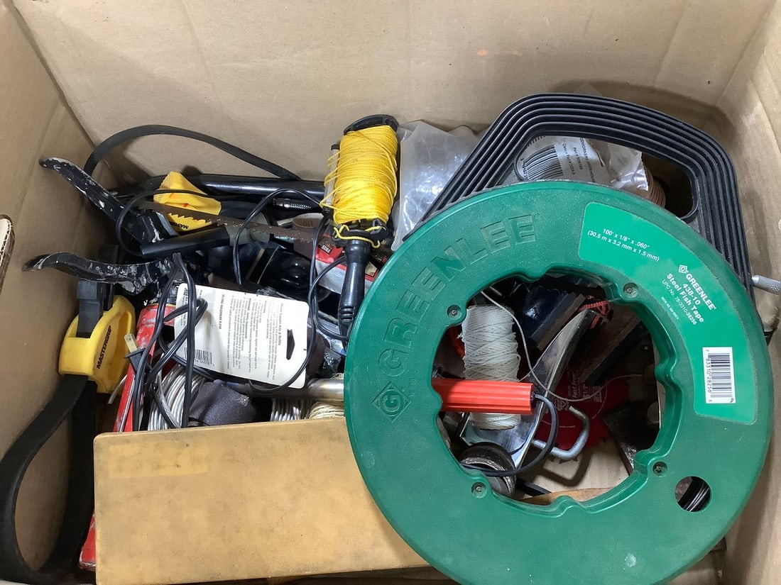 Greenlee Steel fish tape, handsaw, master grips, and more: Greenlee Steel fish tape, handsaw, master grips, and more