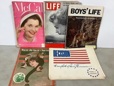 Vintage magazines(Life, McCall's, and more)