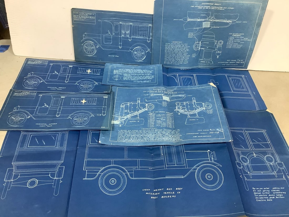 Vintage blueprints: Vintage blueprints
