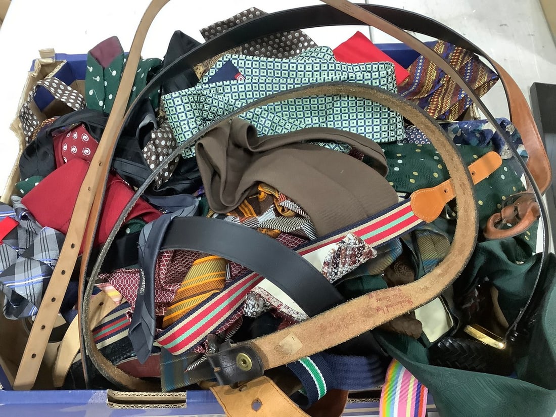 Lot of ties/belts: Lot of ties/belts