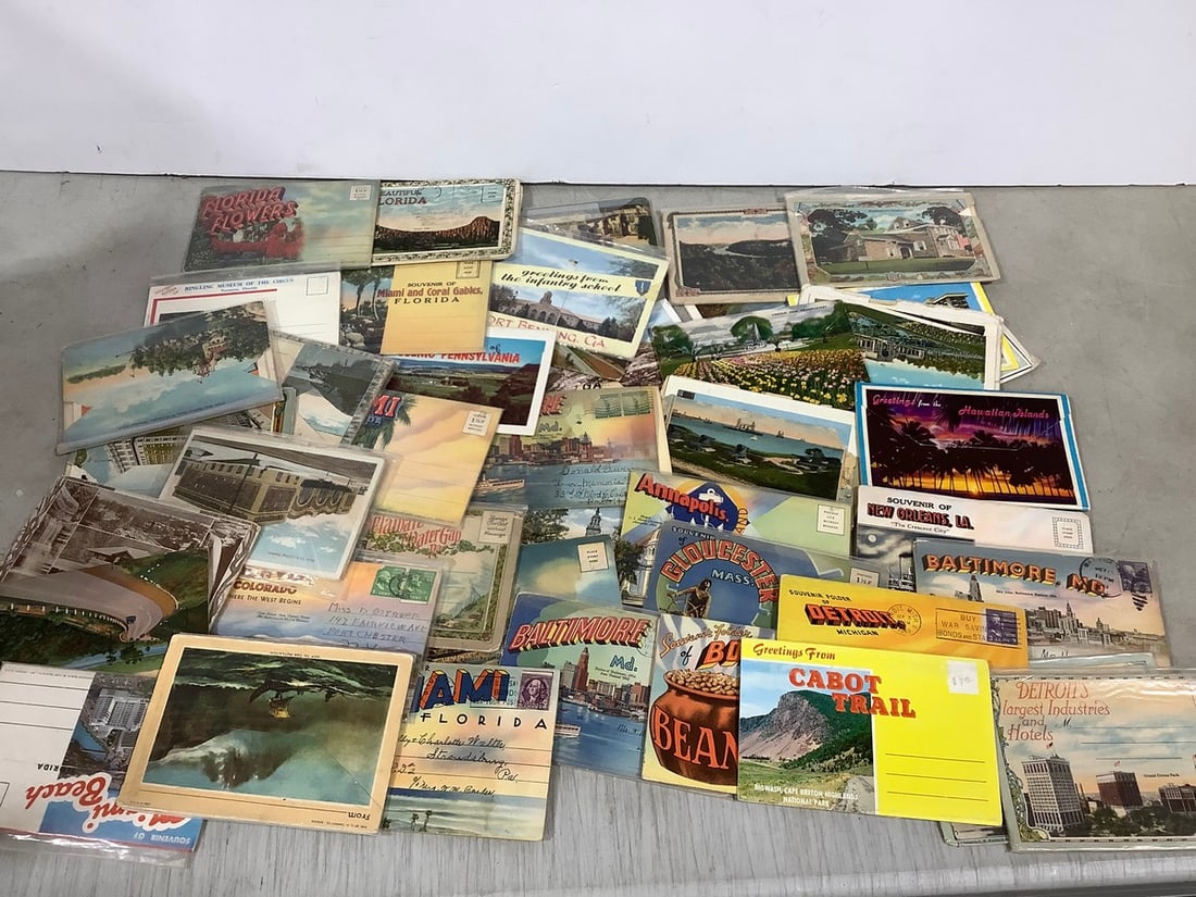 Various postcards: Various postcards