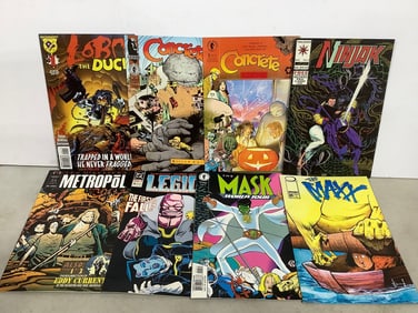 Various comics(The Maxx, The Mask, Concrete, and more)