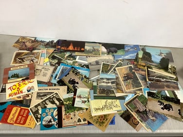 Various postcards
