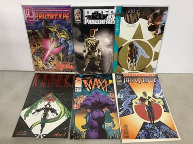 Various comics with covers(The Maxx, Kabuki, Ultraverse Prototype, and more)