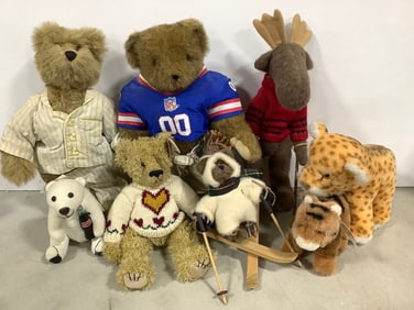 Various Dolls (Coca-Cola, Beanie Babies, Plush, and more
