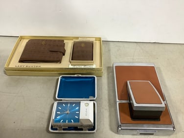 Polaroid Land Camera, Lady Buxton Gaitor Baitor Two Piece Set, and more