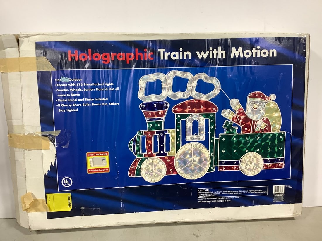 Outdoor Holographic Train with Motion: Outdoor Holographic Train with Motion