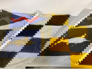 Vintage Flags/Banners (Largest - 11.5inx16.5in)