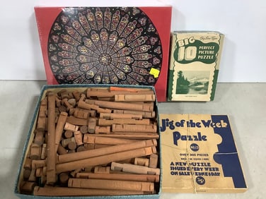 Various jigsaw puzzles and more