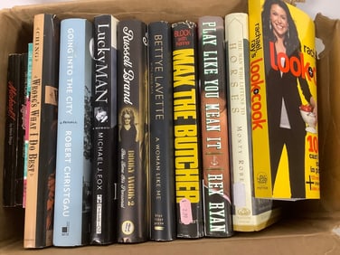 Various Books (Max the Butcher, Look Cook, Lucky Man, and more)