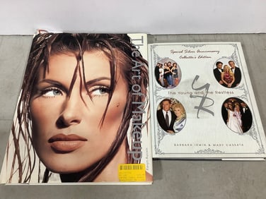 The Art of Makeup book by Kevyn Aucoin and The Young and Restless Special Silver Anniversary