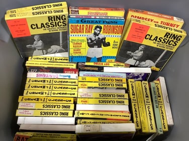 Various film reels(Ring classics, Sky Diving, Battle for the Crown, and more)
