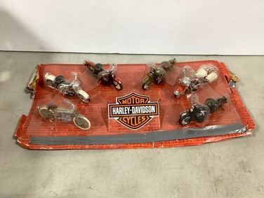 Harley Davidson collectible motorcycles(in packaging)