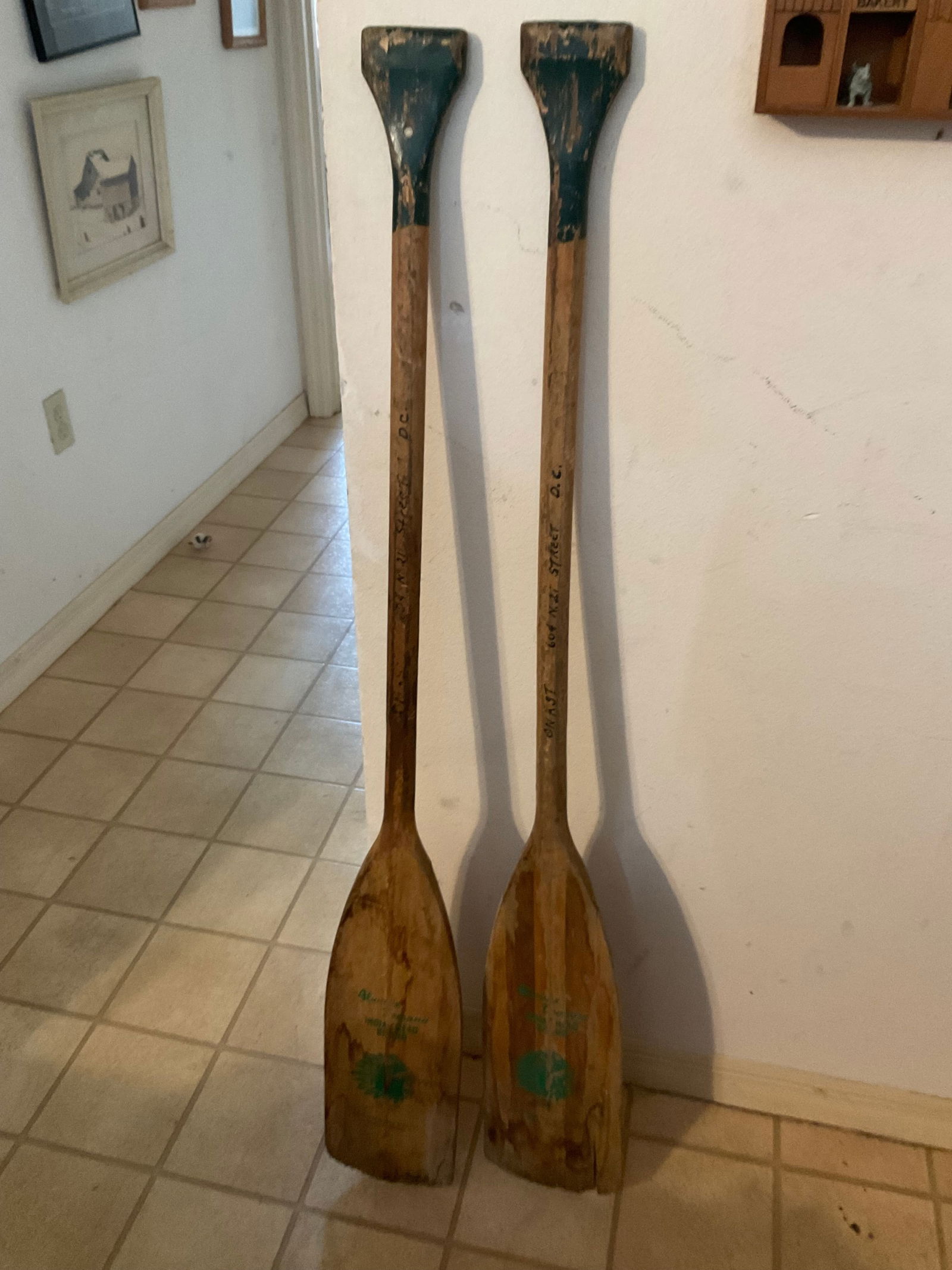 Indian Head Brand Wooden Oars 48" (1 of 1)