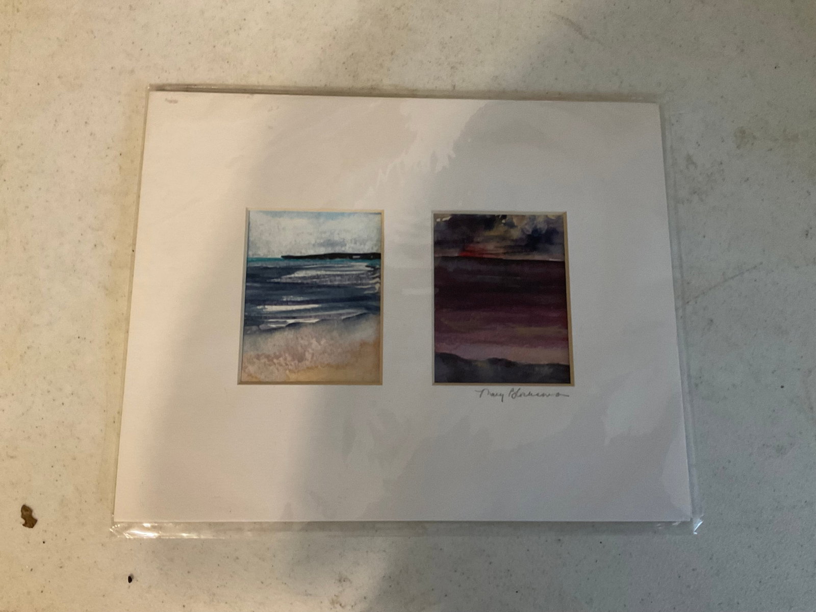 Mary Blocksma signed artwork: Mary Blocksma signed artwork