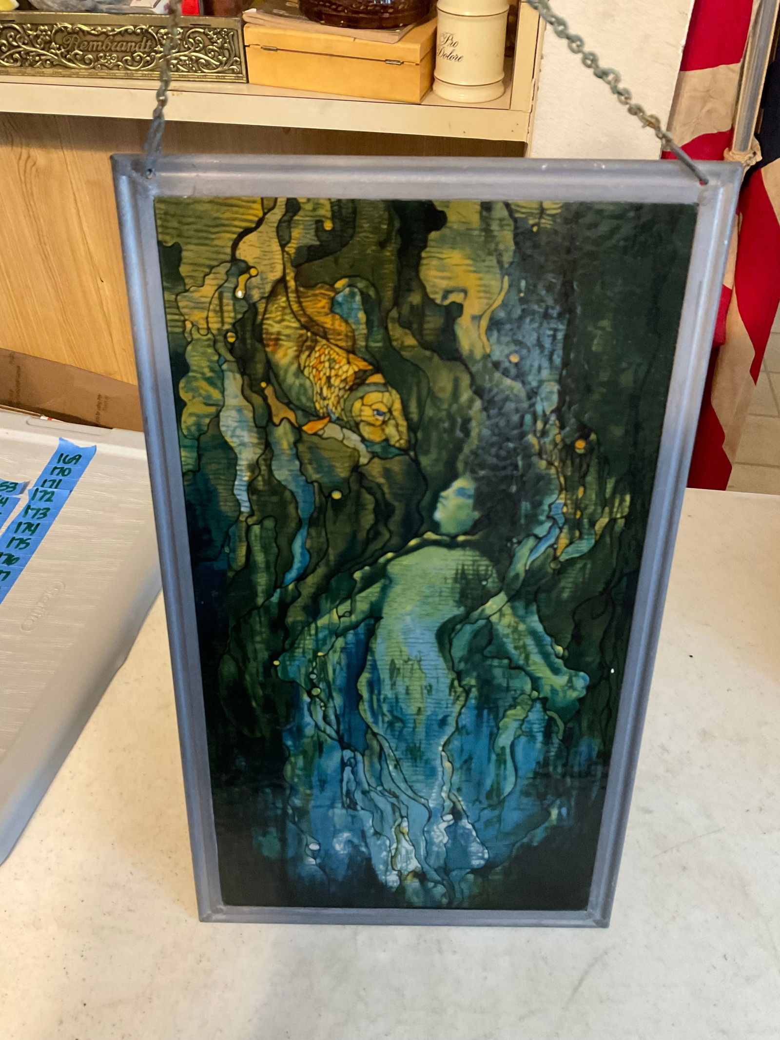 Stain glass artwork 16x9: Stain glass artwork 16x9