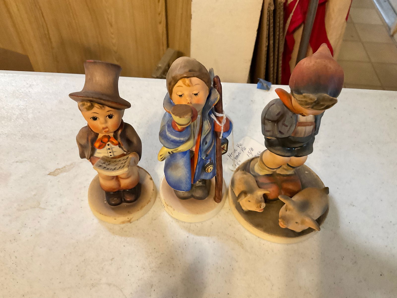 Lot of 3 Hummel figures 6in tall: Lot of 3 Hummel figures 6in tall