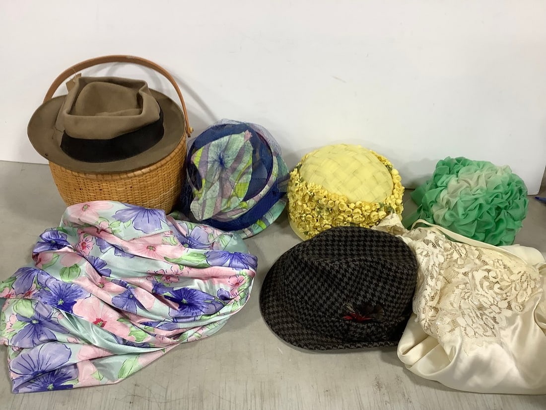 Vintage Hats, Silk Robe, Wooden Basket, Victorias Secret Dress, and more: Vintage Hats, Silk Robe, Wooden Basket, Victorias Secret Dress, and more