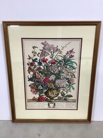Framed July Art Print (19inx23.5in)
