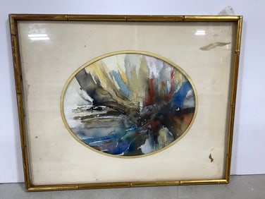 Framed and Signed Artwork (17inx27.5in)