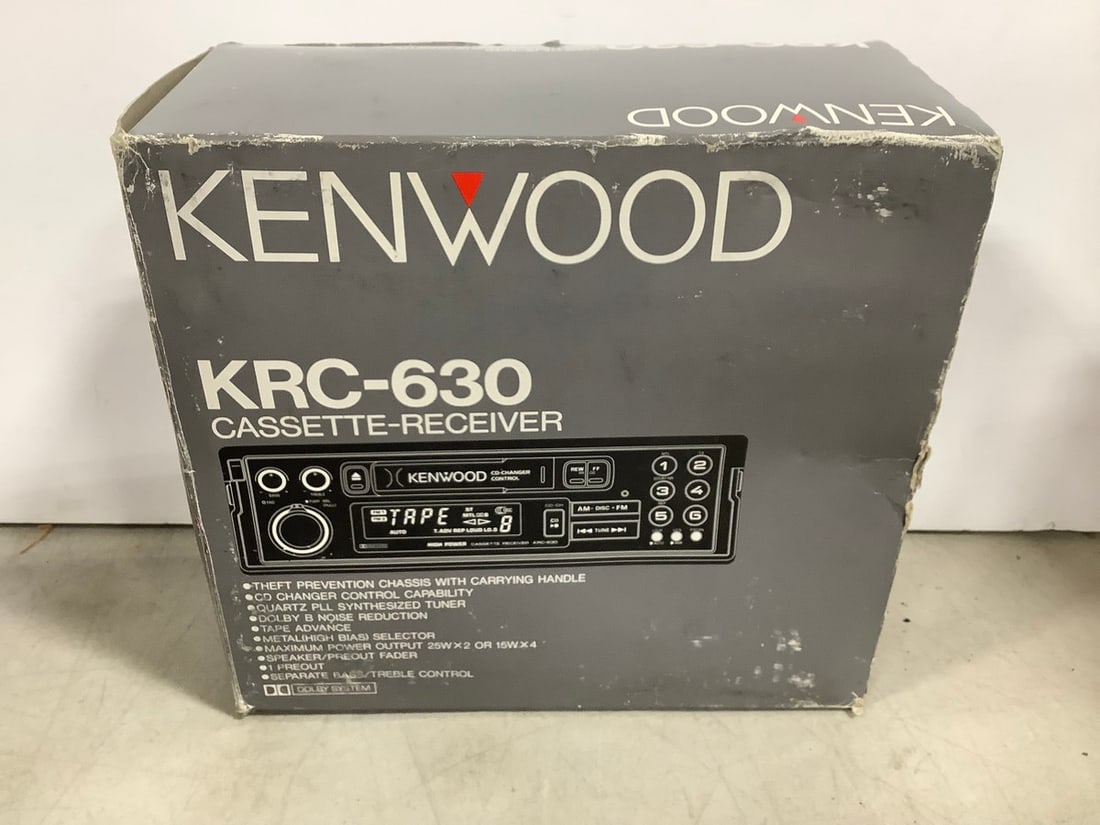 Kenwood Cassette Receiver (Model: KRC-630) (1 of 1)