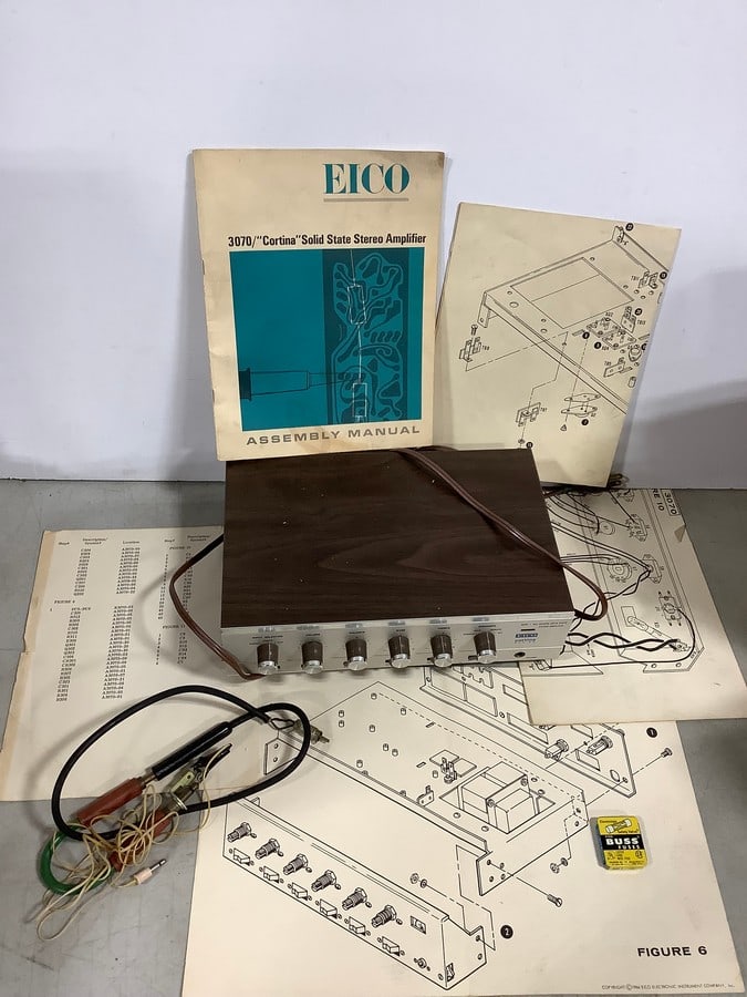 Eico Solid State Stereo Amplifier with Manual/Instructions (1 of 1)