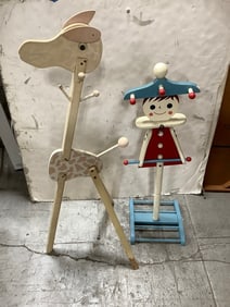 Vintage Children Coat Racks (Tallest - 47in)