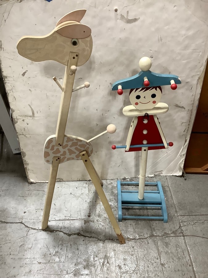 Vintage Children Coat Racks (Tallest - 47in): Vintage Children Coat Racks (Tallest - 47in)