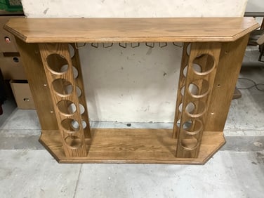 Wooden Wine Rack Shelf (30in48inx11.5in)