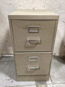 2 Drawer Metal Filing Cabinet (29inx15inx18in)