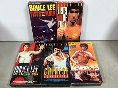 Vintage Bruce Lee VHS tapes(martial arts movies)