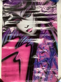Vintage 1990 LTD Signed and Numbered - Robert Cotnreras Intensity Poster (34inx22in)