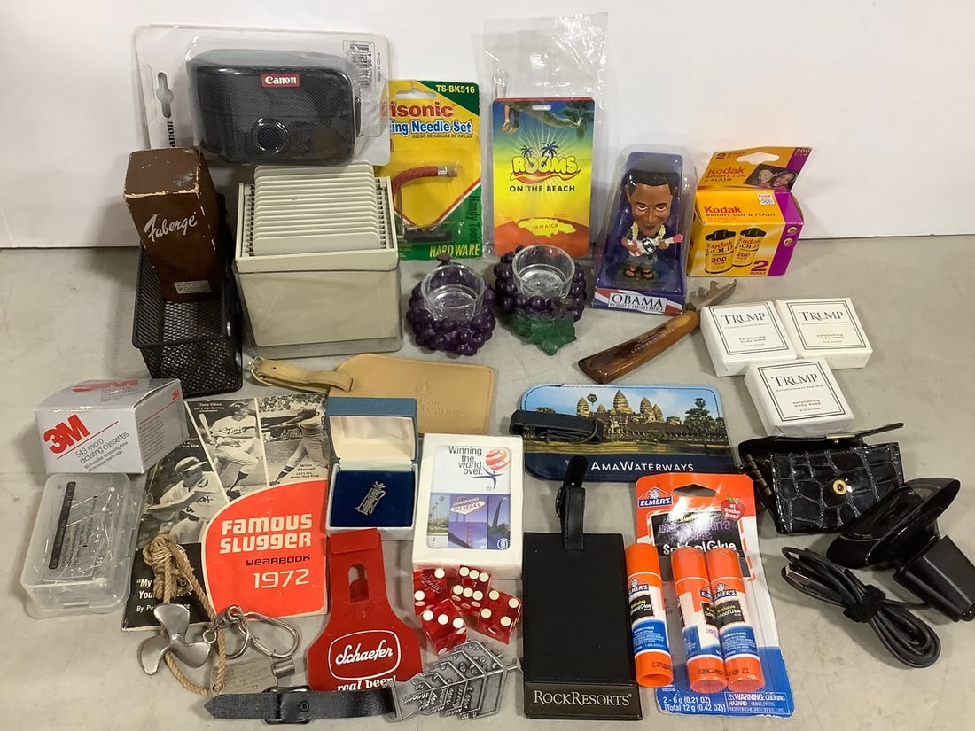 Canon Camera Case, Obama Bobble Head, Floppy Disk Holder, Candle Holders, and more: Canon Camera Case, Obama Bobble Head, Floppy Disk Holder, Candle Holders, and more