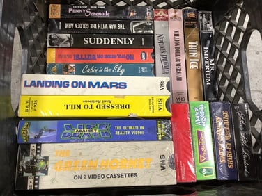 Vintage Sealed VHS Lot